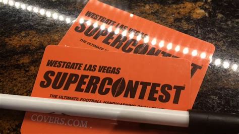 las vegas supercontest weekly card.